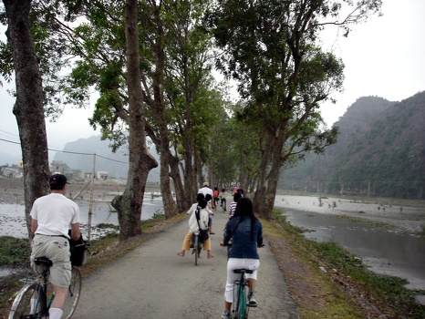 Bike ride in Tam Coc