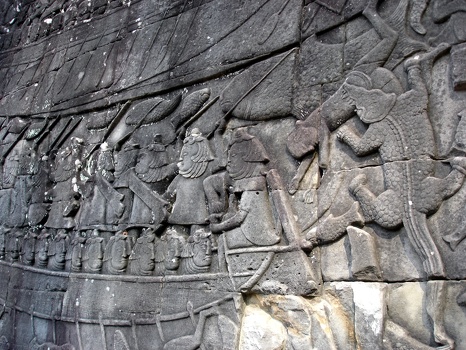 Bas-relief of South Gallery of the Bayon
