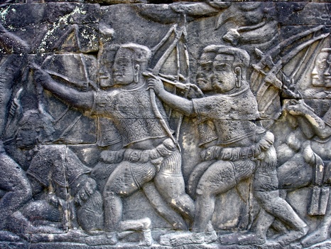 War between the Khmers and the Chams
