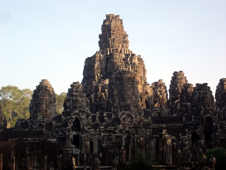 Bayon temple of Angkor Thom at sunrise