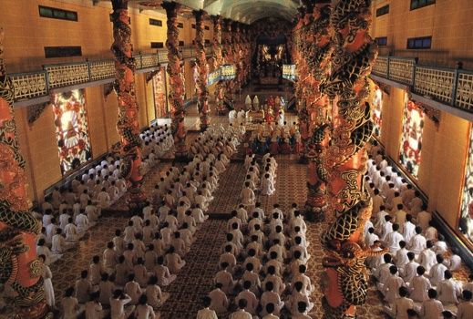 Caodai Great Temple Interior