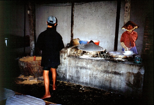 Tofu factory workers