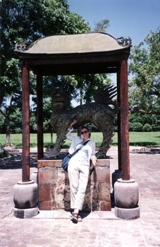 MP & the guard dog in Hue
