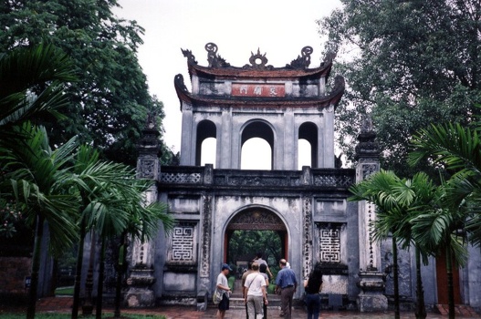Temple or Literature arch in Hanoi