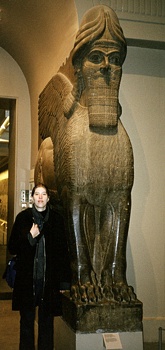 Assyrian winged lion in British Museum