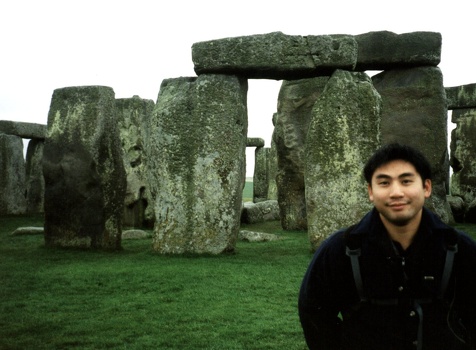 Pat at Stonehenge