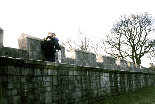 Hugging on the walls in York