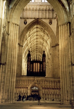 Pat inside York Minster