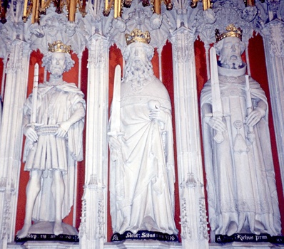 York Minster king statues