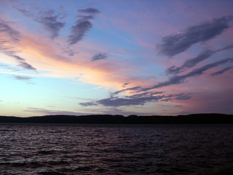 Sunset in Telegraph Cove