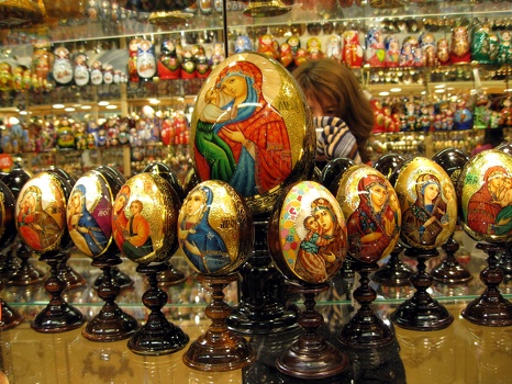 Buy them expensive eggs with Catholic stuff on it!!