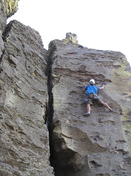 More Pat climbing