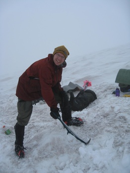 More ice axe work