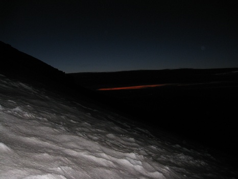 Remnants of sunset