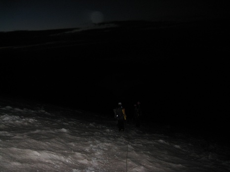 Slogging on inter glacier