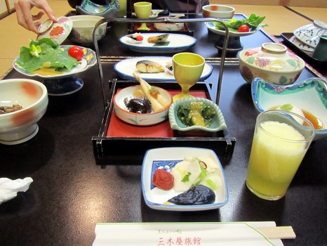 Ryokan food