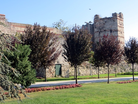 Ramparts of the walls of Constantinople