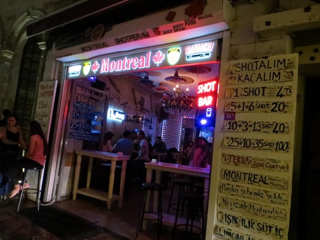 Montreal bar in Istanbul