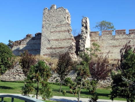 Ramparts of the walls of Constantinople