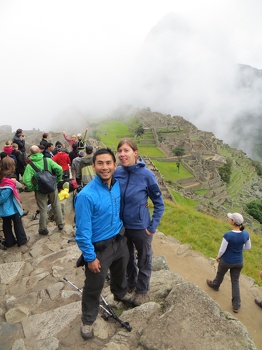 Plam and MP at Machu Picchu