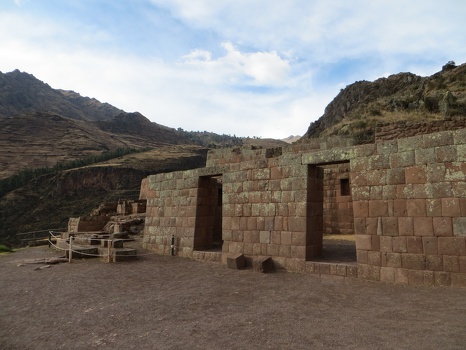 Inca ruins near Pisac Peru