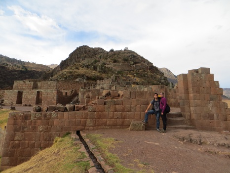 Inca ruins near Pisac Peru