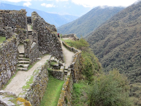 Sayacmarca ruins along the Inca Trail