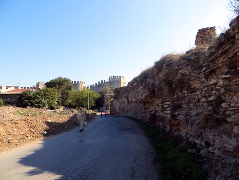 Ramparts of the walls of Constantinople