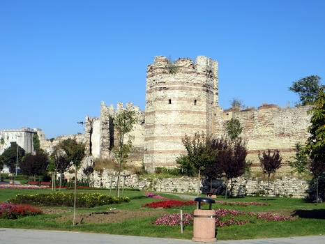 Ramparts of the walls of Constantinople