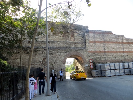 Ramparts of the walls of Constantinople