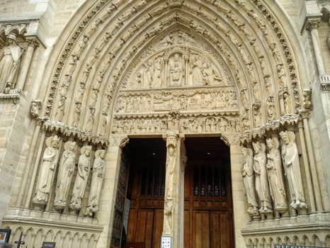 Notre-Dame de Paris gates