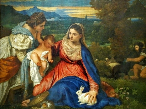 Vierge au lapin