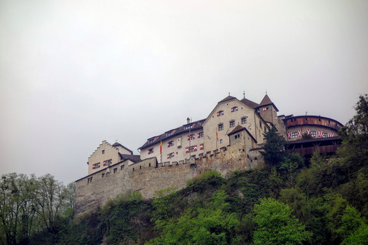 Schloss Vaduz iun Liechtenstein