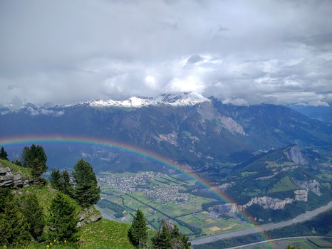 Amazing view from Gonzen hike summit