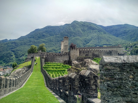 Castelgrande castle in Bellinzona