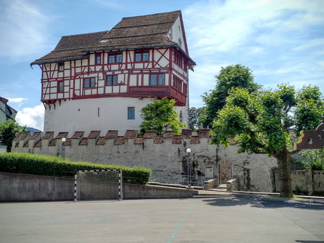 Zug Castle, Lake Zug, Zug, Canton of Zug, Switzerland