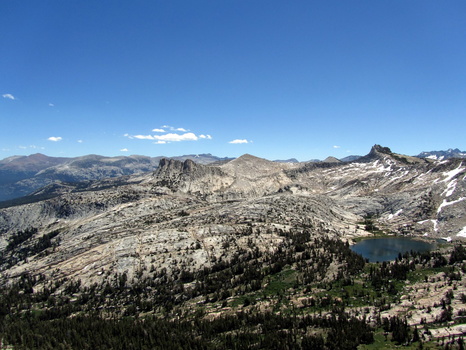View from Cathedral Peak