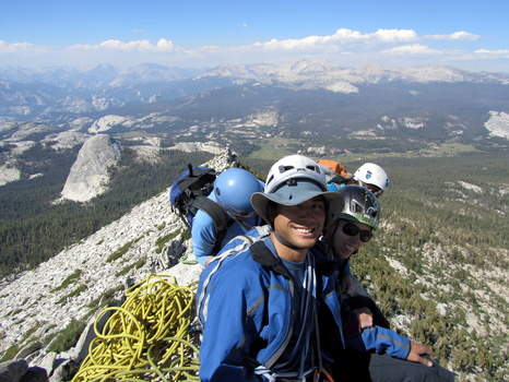 Top of Cathedral Peak