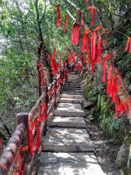 Zhangjiajie Stone Forest had stairs