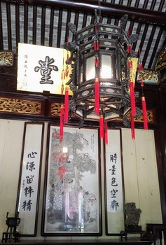 Inside a shrine in Shanghai Old City