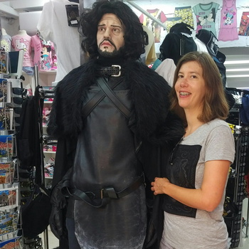 MP with Jon Snow in Dubrovnic