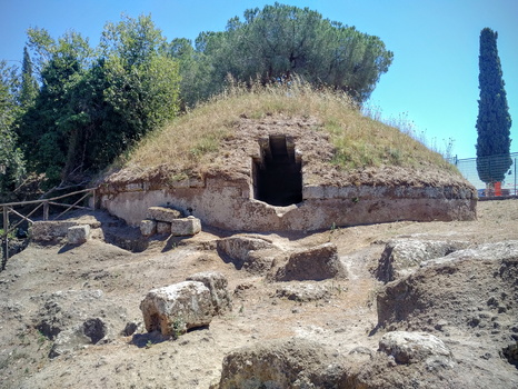 Necropolis Banditaccia in Cerveteri