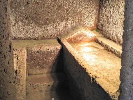 Inside Necropolis Banditaccia in Cerveteri