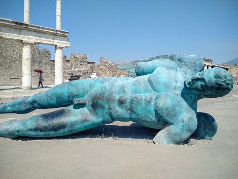 It's that laying down statue in Pompeii