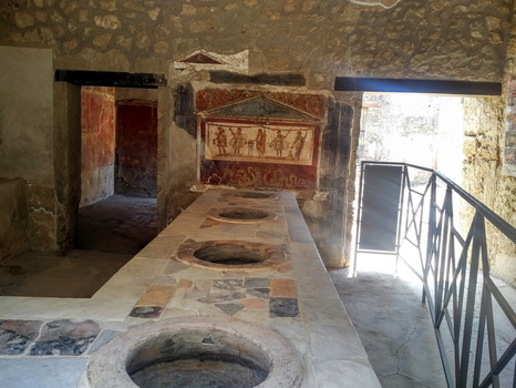 Toilets in Pompeii