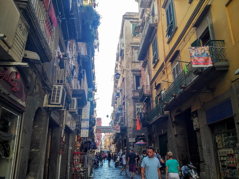 Street life in Naples