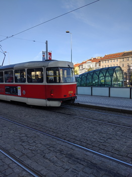 Train in Prague