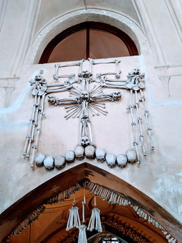 Outside of Sedlec Ossuary 