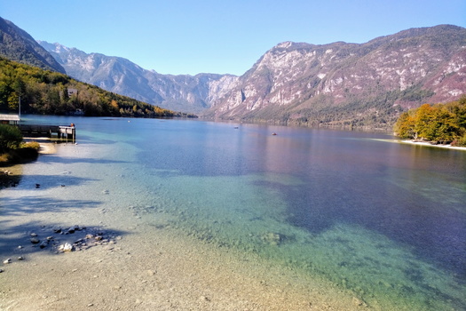 Lake shore of Bled