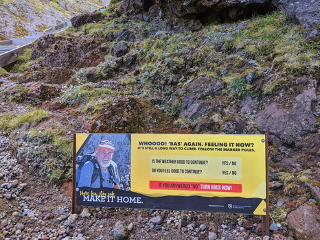 Mt Taranaki Summit hike
